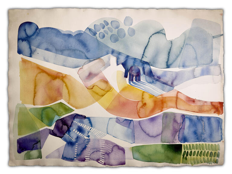 Catalogue raisonné, Adolphe Deville, Paysage provençal 