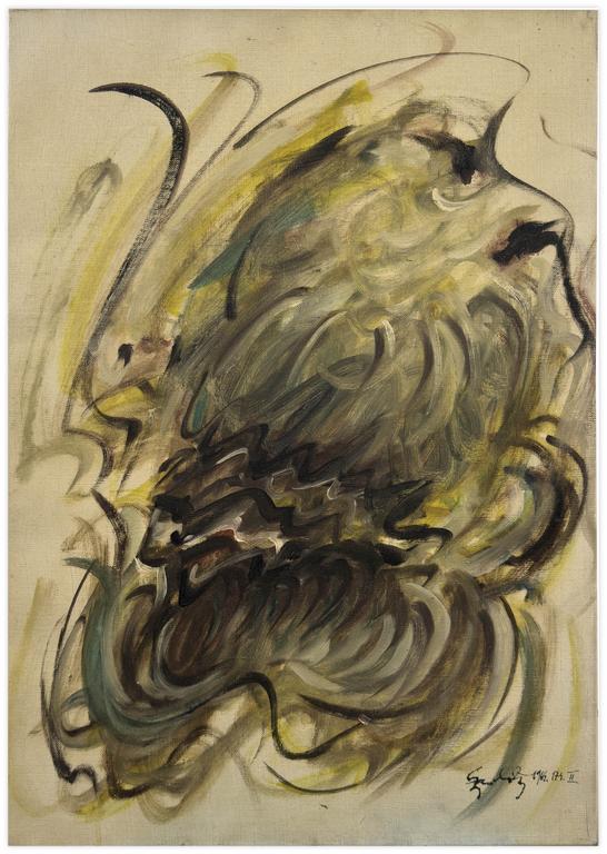 Catalogue raisonné, Claude Grobéty, La moustache - 1964