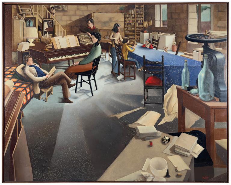 Catalogue raisonné, Claude Grobéty, Famille de Marc Leroy - 1975