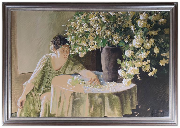 Catalogue raisonné, Claude Grobéty, Regarde les pétales tombées sous le bouquet - 1980