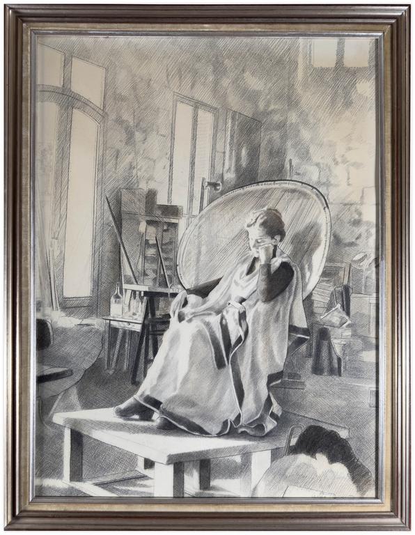 Catalogue raisonné, Claude Grobéty, Péplos grand fauteuil sur estrade - 1977