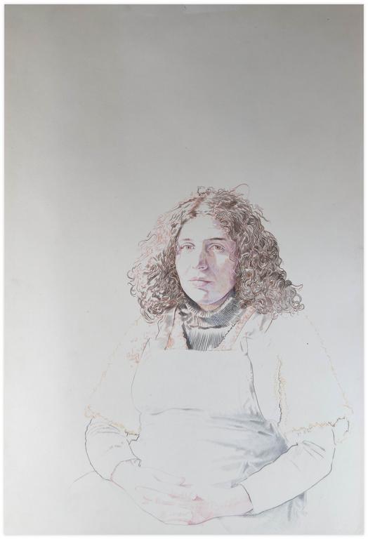 Catalogue raisonné, Claude Grobéty, Buste long cheveux - circa 1976