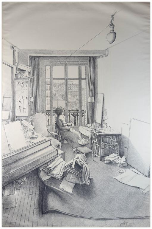Catalogue raisonné, Claude Grobéty, La colère à Asnière - 1973