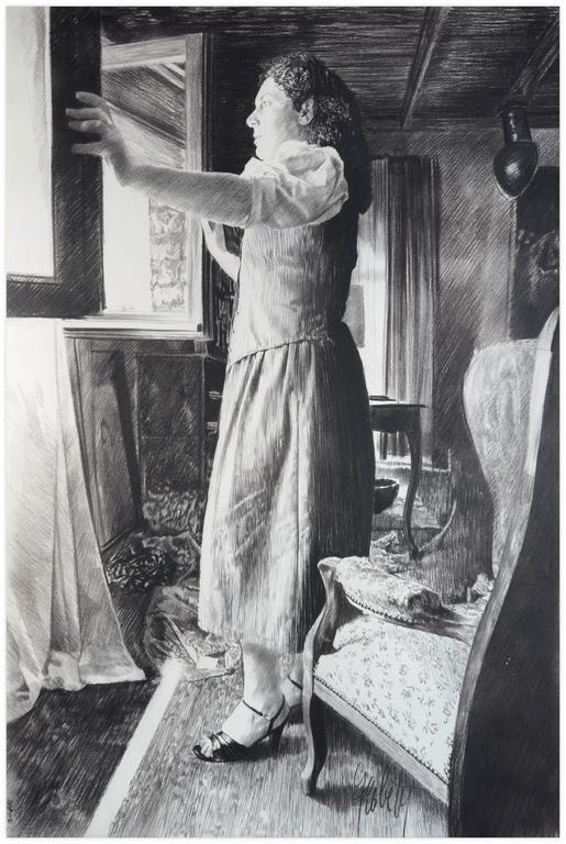Catalogue raisonné, Claude Grobéty, La fenêtre ouverte - 1982