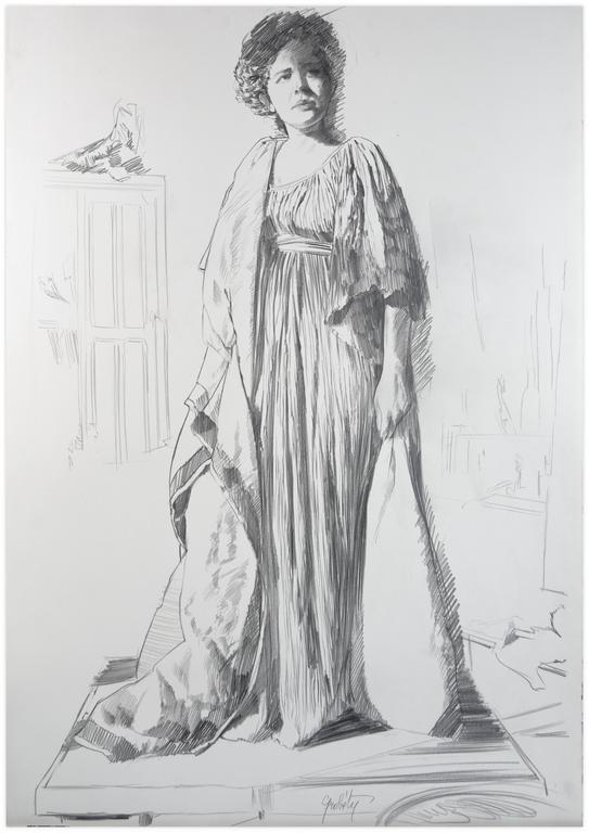 Catalogue raisonné, Claude Grobéty, Grand tunique debout et péplos - circa 1978