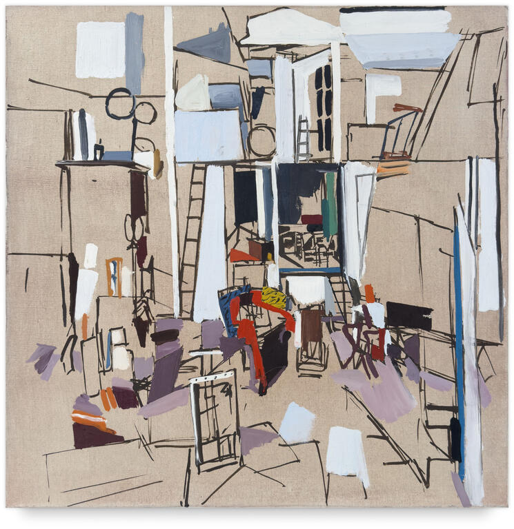 Catalogue raisonné, Michel Mousseau, L’Echelle, circa 1990