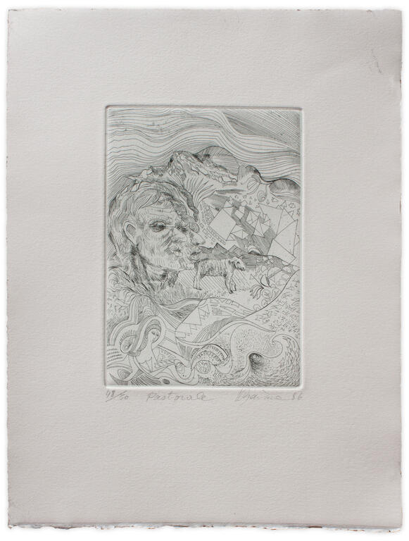 Catalogue raisonné, Henri Baviera, PASTORALE — 1986