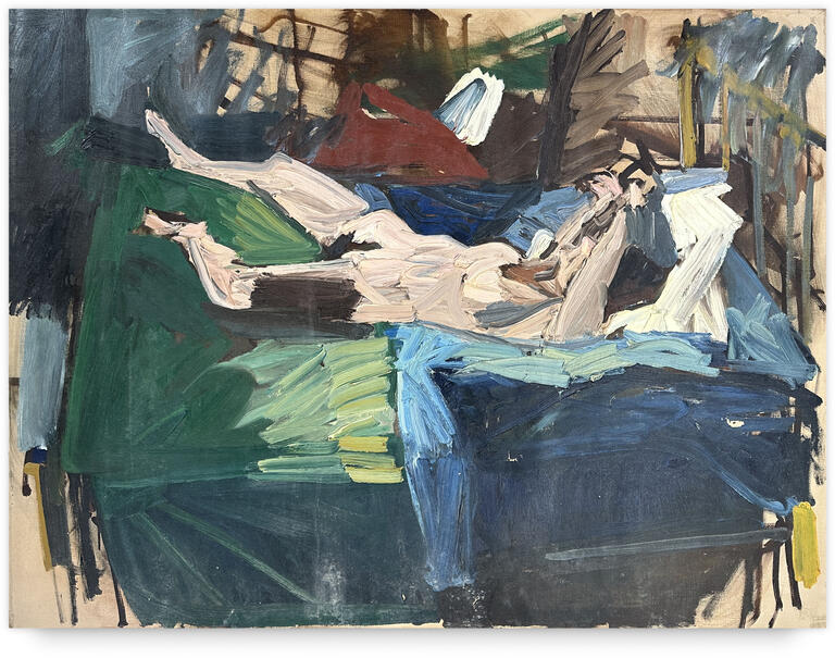 Catalogue raisonné, Michel Mousseau, Nu et verts, circa 1960