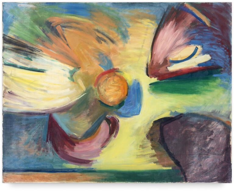 Catalogue raisonné, Michel Mousseau, Fruit au centre, circa 1955