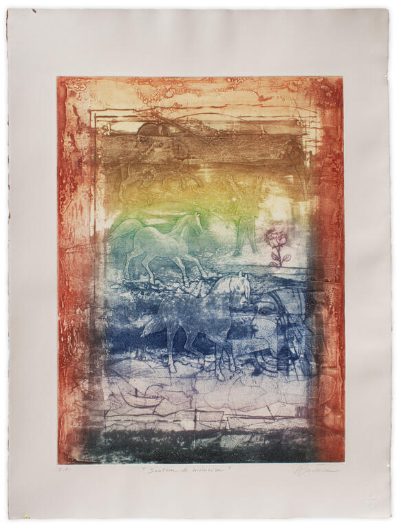 Catalogue raisonné, Henri Baviera, SENTEURS DE MÉMOIRE — 1986