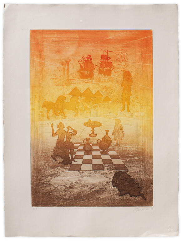 Catalogue raisonné, Henri Baviera, PANORAMA DE L’INVISIBLE — 1983