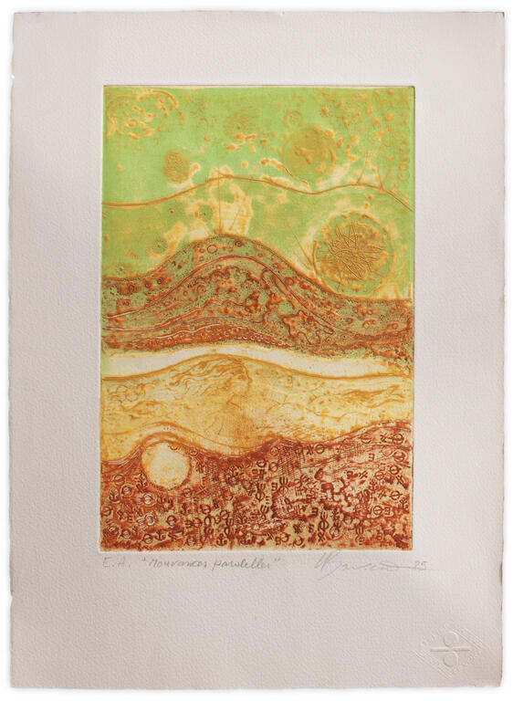 Catalogue raisonné, Henri Baviera, MOUVANCES PARALELLES — 1985