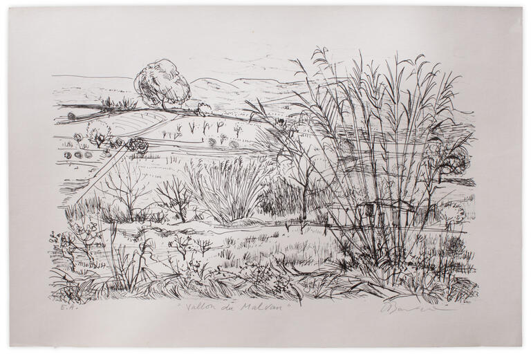 Catalogue raisonné, Henri Baviera, VALLON DU MALVAN — 1960