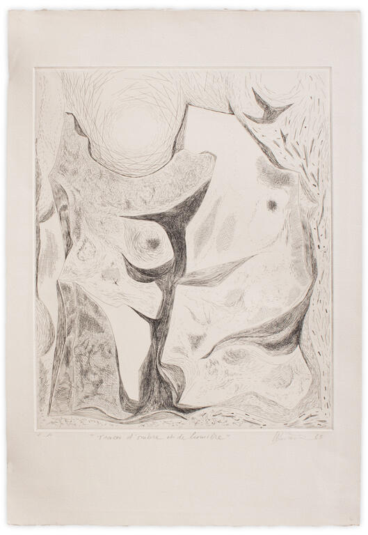 Catalogue raisonné, Henri Baviera, TRACES DE L’OMBRE ET DE LUMIÈRE — 1965