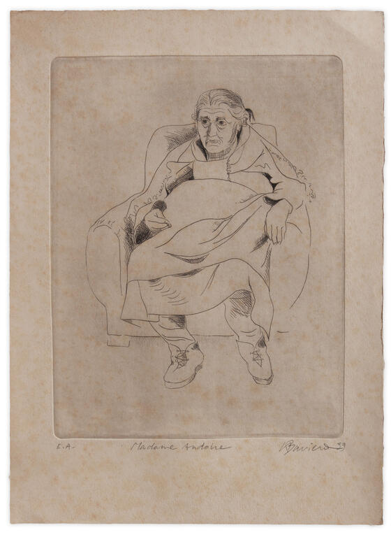 Catalogue raisonné, Henri Baviera, MADAME ANDOIRE — 1959