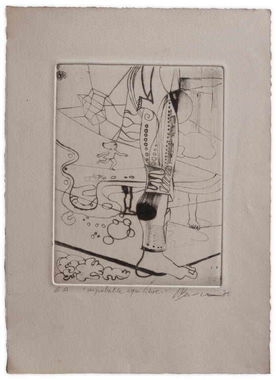 Catalogue raisonné, Henri Baviera, IMPROBABLE ÉQUILIBRE — 1970