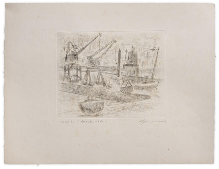 Catalogue raisonné, Henri Baviera, PORT DE NICE — 1962