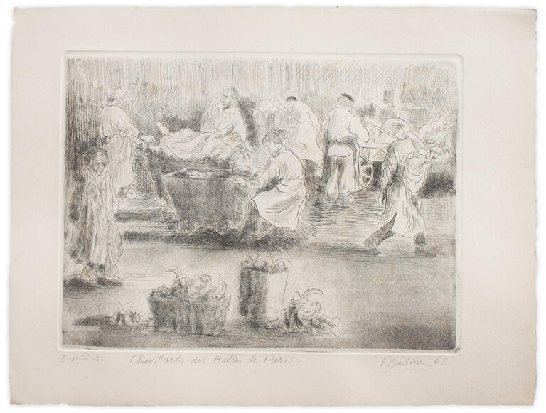 Catalogue raisonné, Henri Baviera, CHEVILLARS DES HALLES DE PARIS — 1962