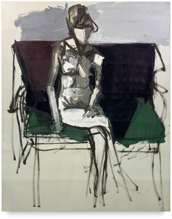 Catalogue raisonné, Michel Mousseau, Nu gris et vert, circa 1965