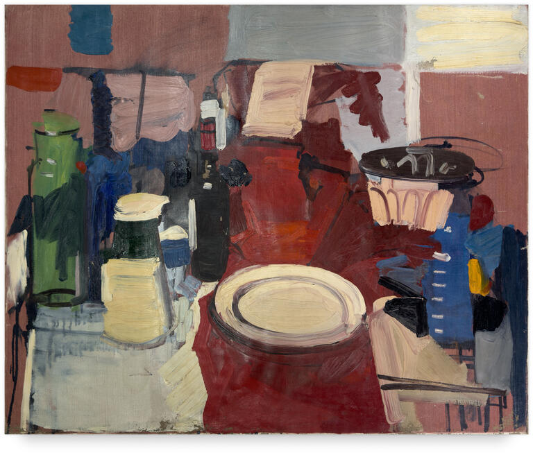 Catalogue raisonné, Michel Mousseau, Assiette blanche, circa 1958