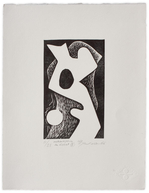Catalogue raisonné, Henri Baviera, MÉTAMORPHOSE DU VIVANT — 1966
