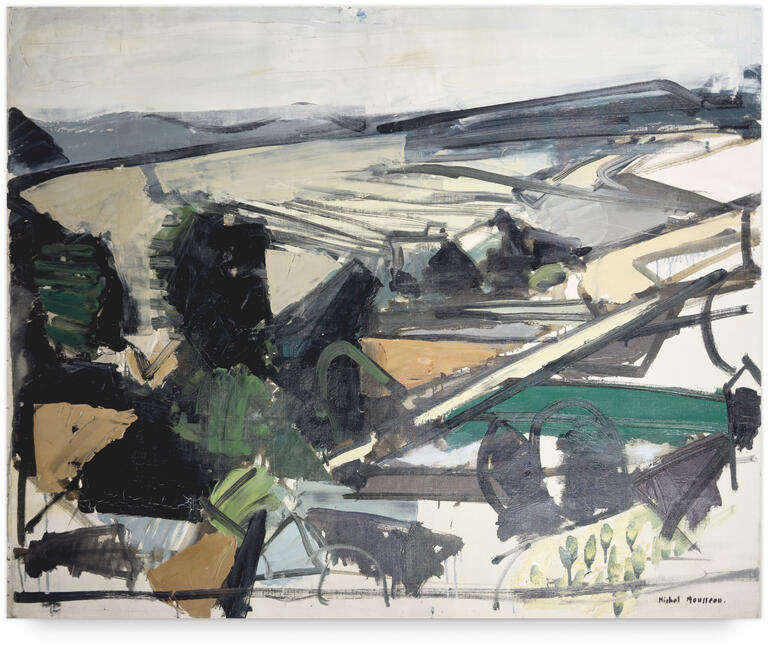 Catalogue raisonné, Michel Mousseau, Horizon IV, circa 1975