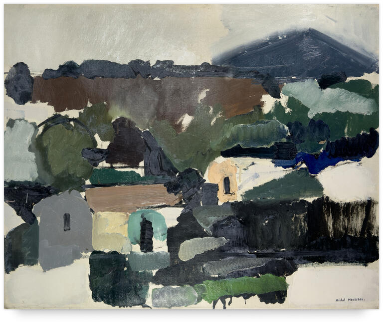 Catalogue raisonné, Michel Mousseau, Maison dans la vallée, circa 1965