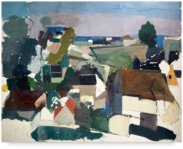 Catalogue raisonné, Michel Mousseau, Horizon mer, circa 1980