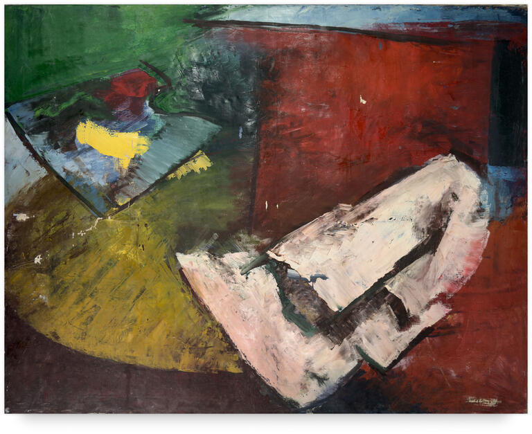 Catalogue raisonné, Michel Mousseau, Tissu blanc, circa 1955