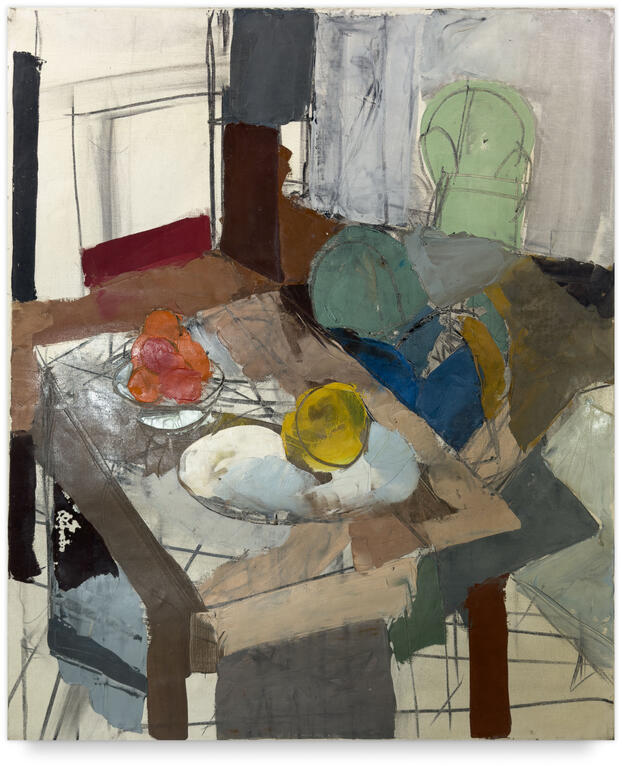 Catalogue raisonné, Michel Mousseau, Jaune rouge. Vert, circa 1965