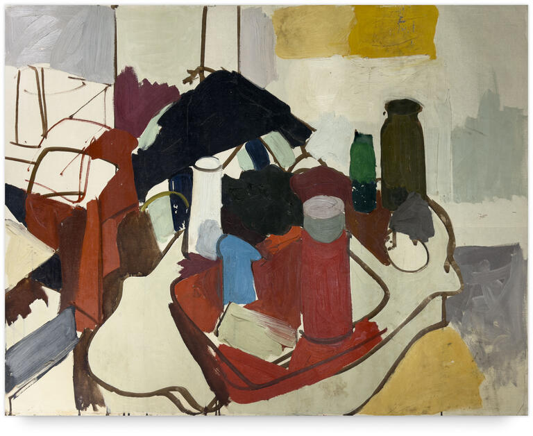 Catalogue raisonné, Michel Mousseau, Pigment rouge, circa 1965