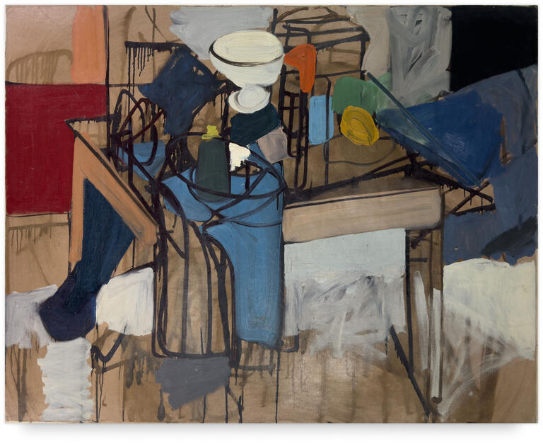 Catalogue raisonné, Michel Mousseau, Bleu au centre, circa 1965