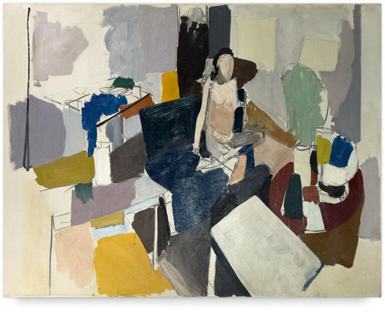 Catalogue raisonné, Michel Mousseau, Nu carré noir, circa 1965