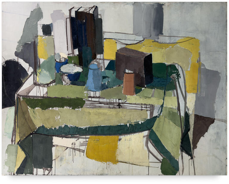 Catalogue raisonné, Michel Mousseau, Tissu jaune, circa 1965