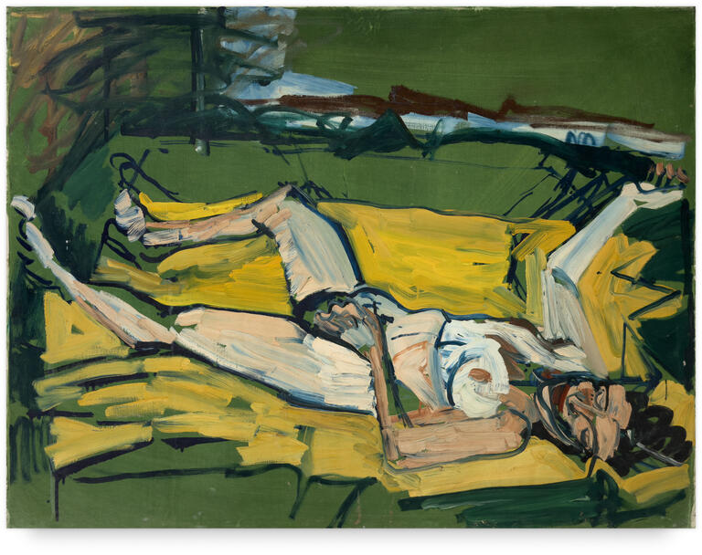 Catalogue raisonné, Michel Mousseau, Nu vert jaune, circa 1965
