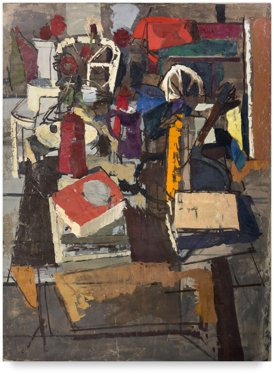 Catalogue raisonné, Michel Mousseau, Deux Chaises blanches, circa 1960