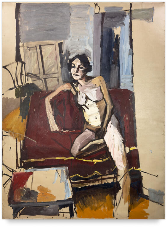 Catalogue raisonné, Michel Mousseau, Nu grand rouge, circa 1965