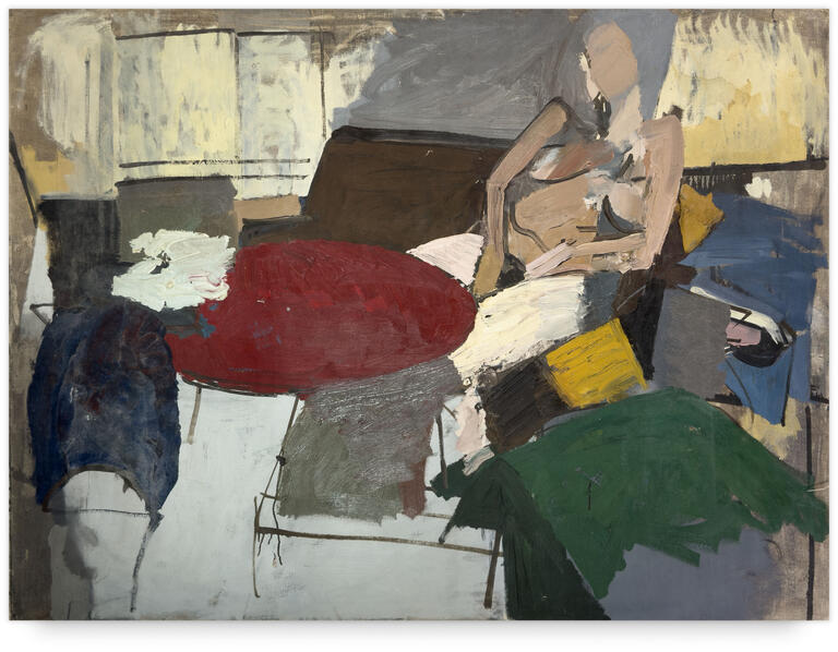 Catalogue raisonné, Michel Mousseau, Table rouge, circa 1965