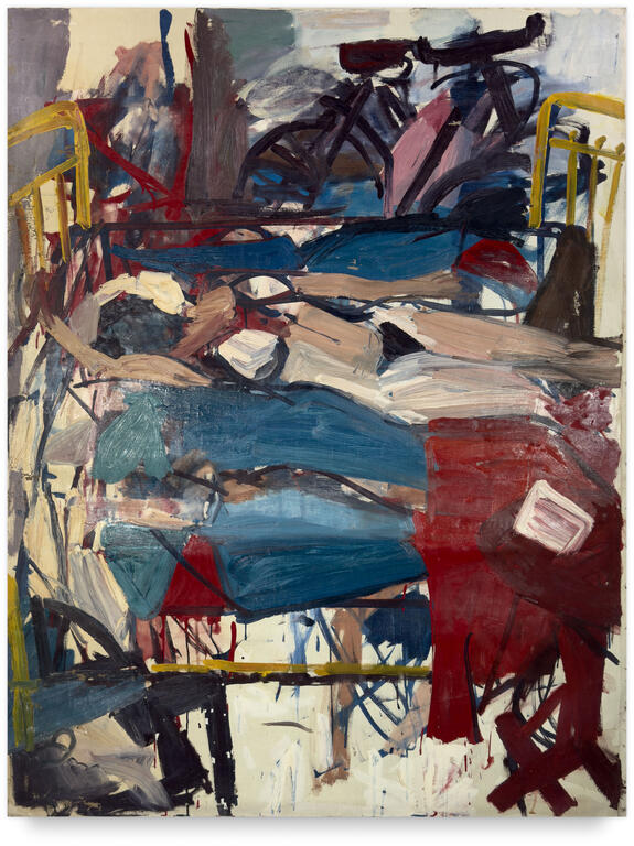 Catalogue raisonné, Michel Mousseau, Nu bleu rouge, circa 1965