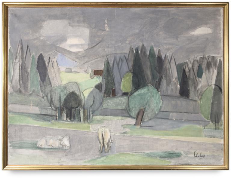 Catalogue raisonné, oeuvre de l'artiste Hans Seiler - Jura les vaches, 1937