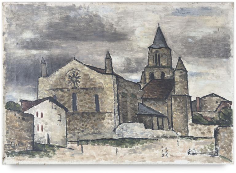 Catalogue raisonné, oeuvre de l'artiste Hans Seiler - L'église Saint-Martin, 1928