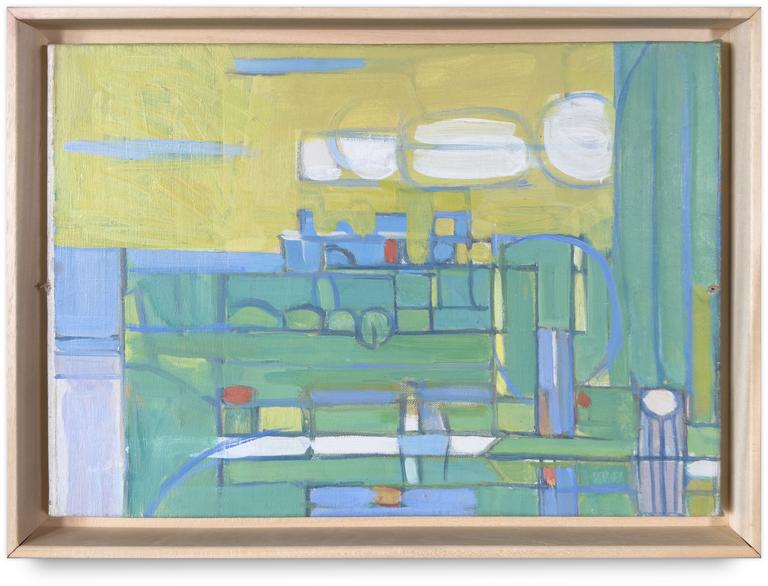 Catalogue raisonné, Hans Seiler, Le train à Bonneuil, circa 1945