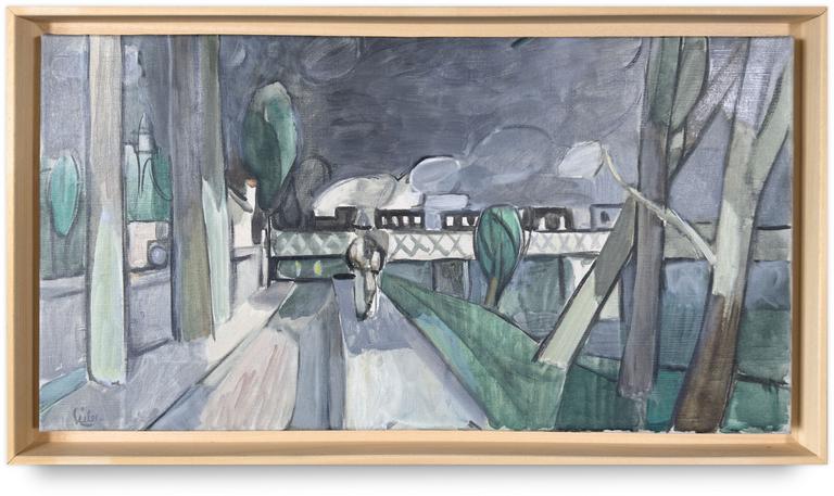 Catalogue raisonné, Hans Seiler, Le Pont de chemin de fer - circa 1942
