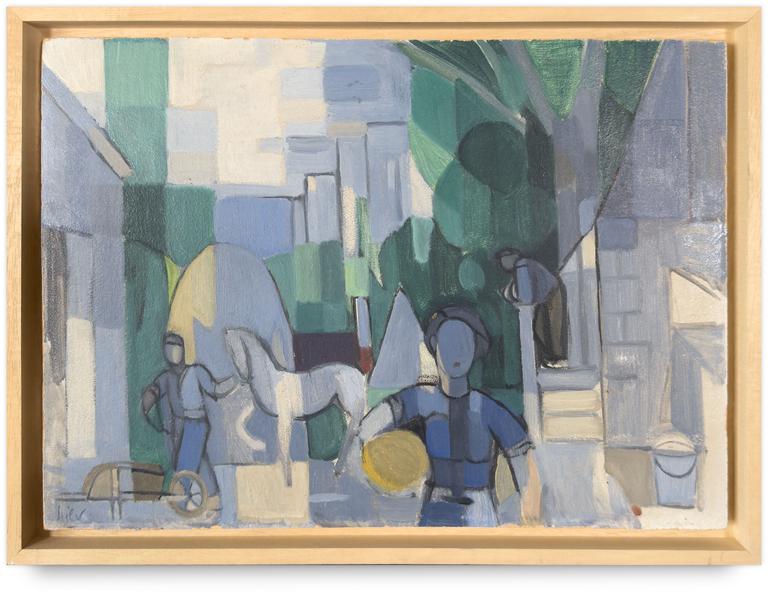 Catalogue raisonné, oeuvre de l'artiste Hans Seiler - Le cheval blanc, 1943