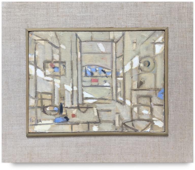 Catalogue raisonné, Hans Seiler, Intérieur jaune, circa 1955