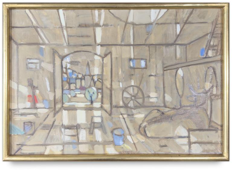 Catalogue raisonné, oeuvre de l'artiste Hans Seiler - L'étable, 1959