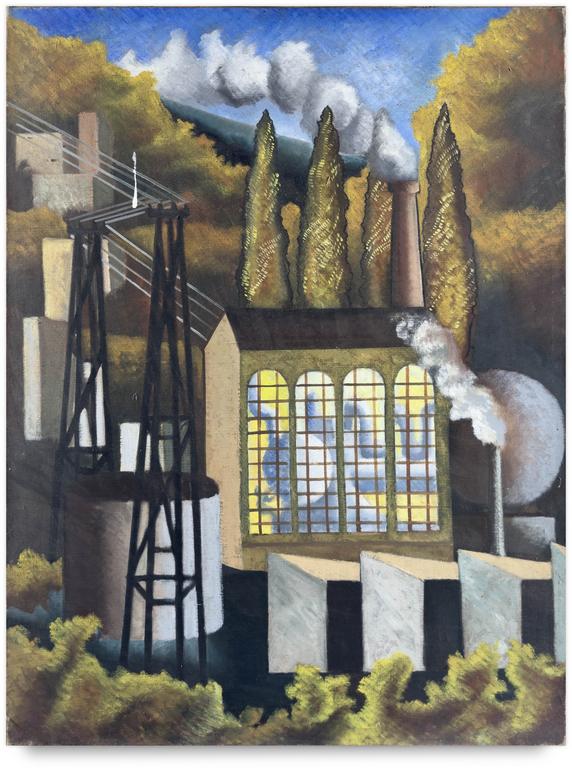 Catalogue raisonné, Claude Grobéty, Usine - circa 1966