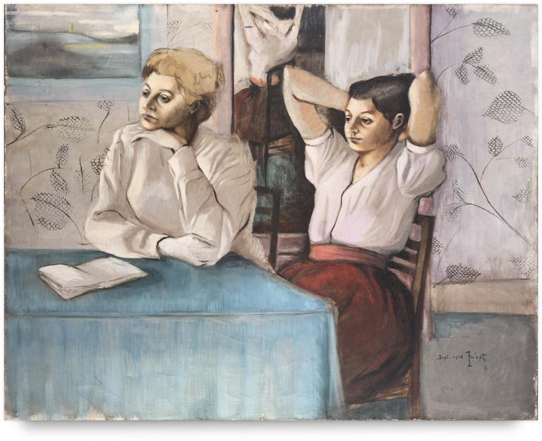 Catalogue raisonné, Claude Grobéty, Nathalie et Ariane - 1958