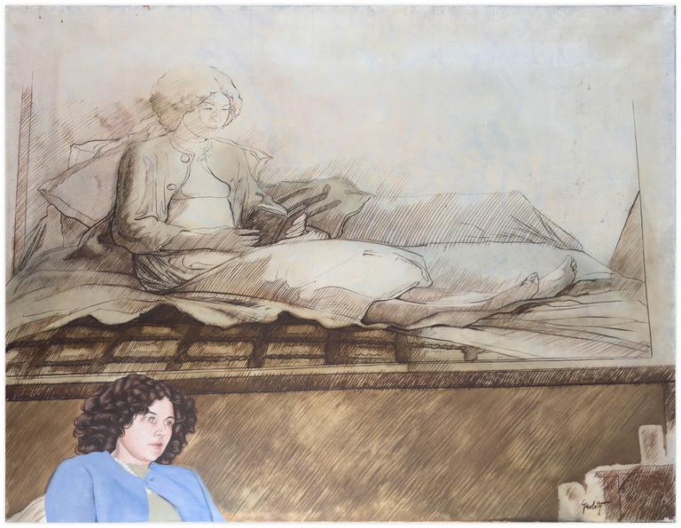Catalogue raisonné, Claude Grobéty, Lit sur le lit - 1972