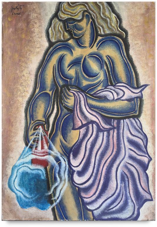 Catalogue raisonné, Claude Grobéty, Dame à l'insecticide - 1967